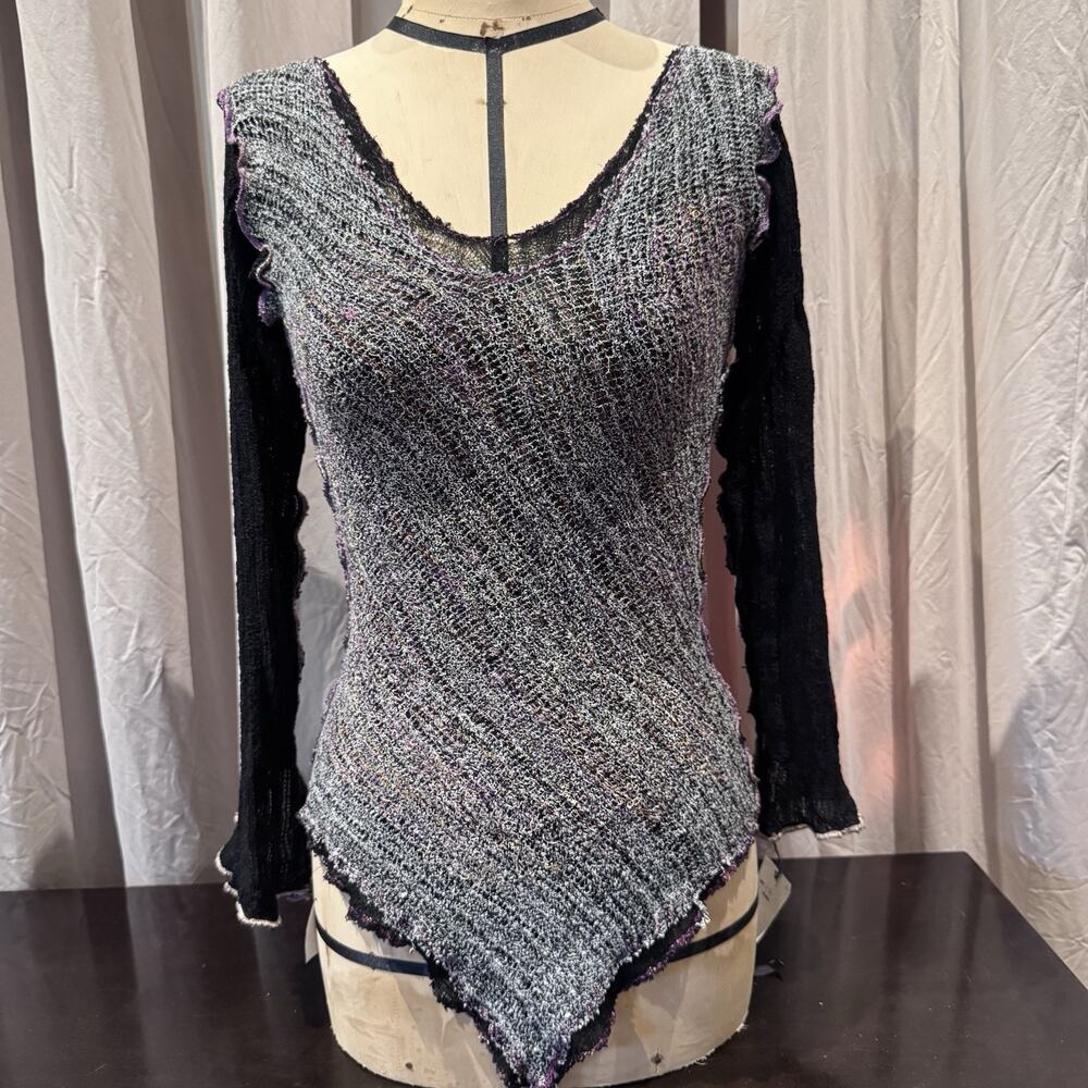 Josh And He Yang Rare Vintage Unworn Tangled Threads Art piece Top S/M NWT